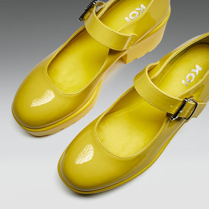 KOI Footwear - Tira Mary Jane Shoes 'Sunshine Yellow Edition'