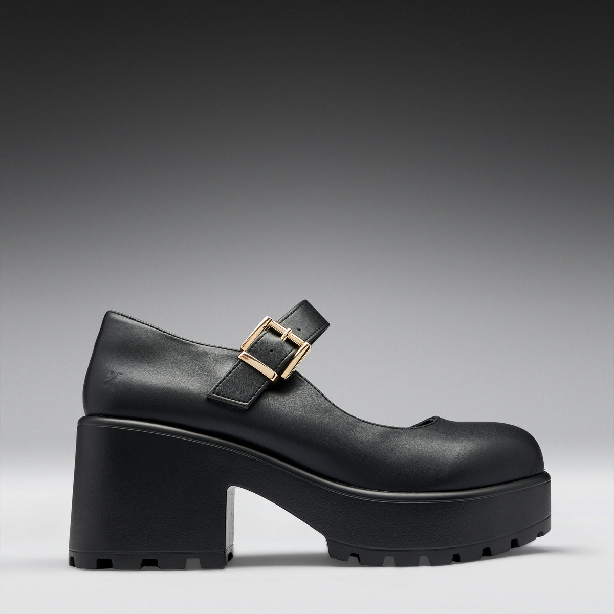 KOI Footwear - Black Chunky Platform Mary Jane Shoes