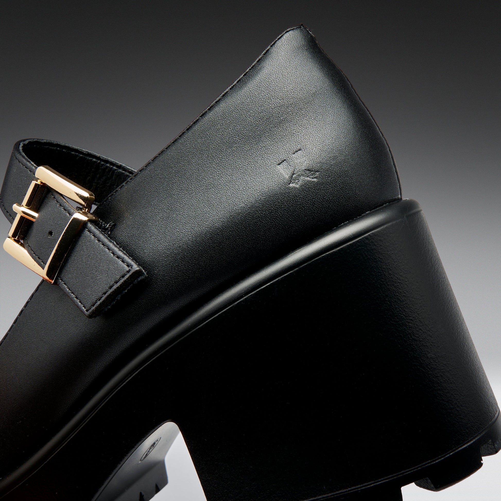KOI Footwear - Black Chunky Platform Mary Jane Shoes