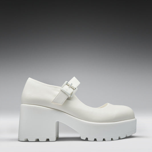 KOI Footwear - Tira Mary Jane Shoes 'White Washout Edition'