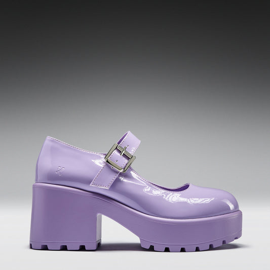 KOI Footwear - Tira Mary Jane Shoes ' Lilac Nectar Patent Edition'