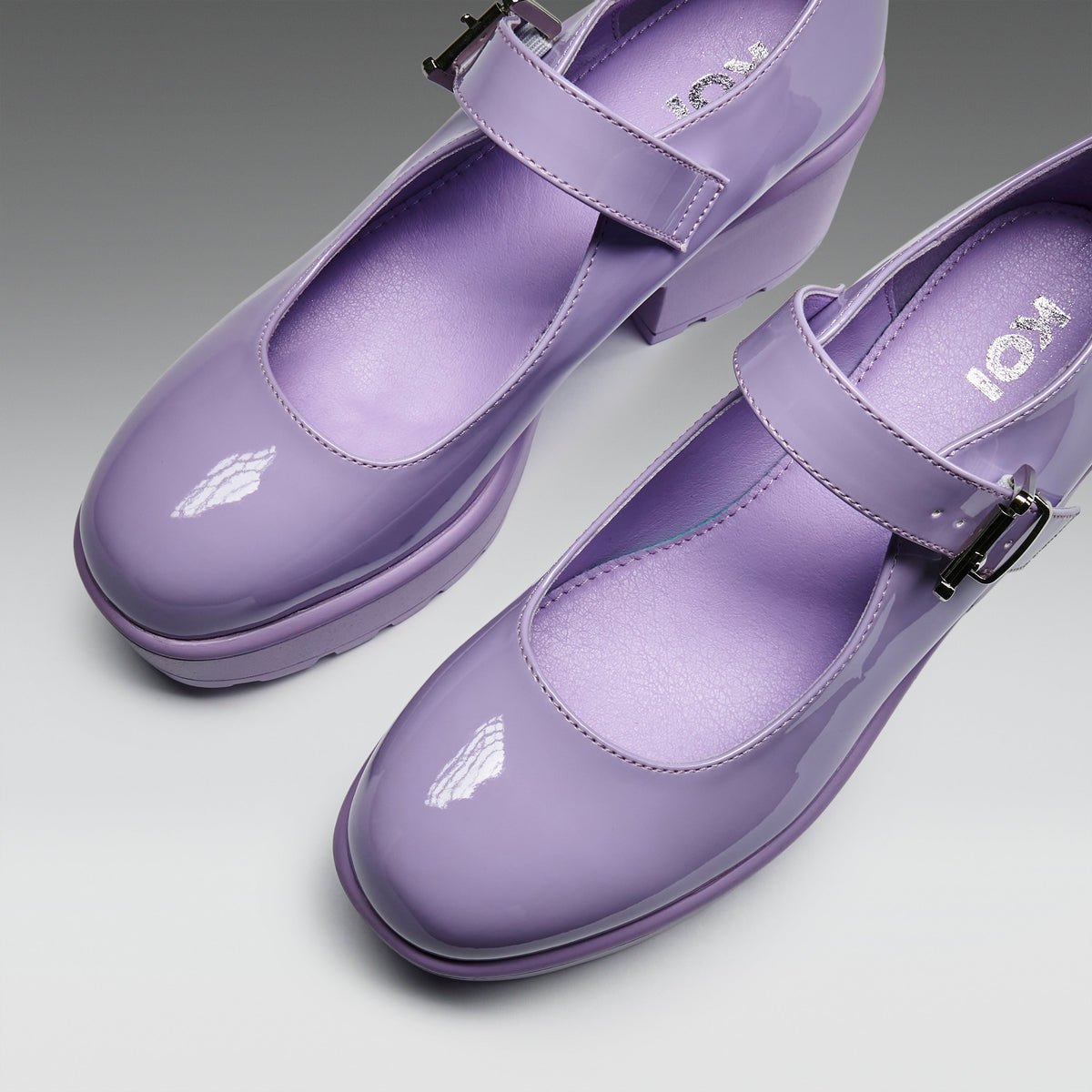 KOI Footwear - Tira Mary Jane Shoes ' Lilac Nectar Patent Edition'