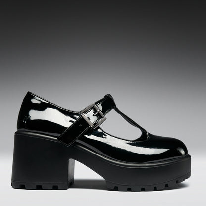 KOI Footwear - Black Patent Mary Jane Shoes | SAI Black