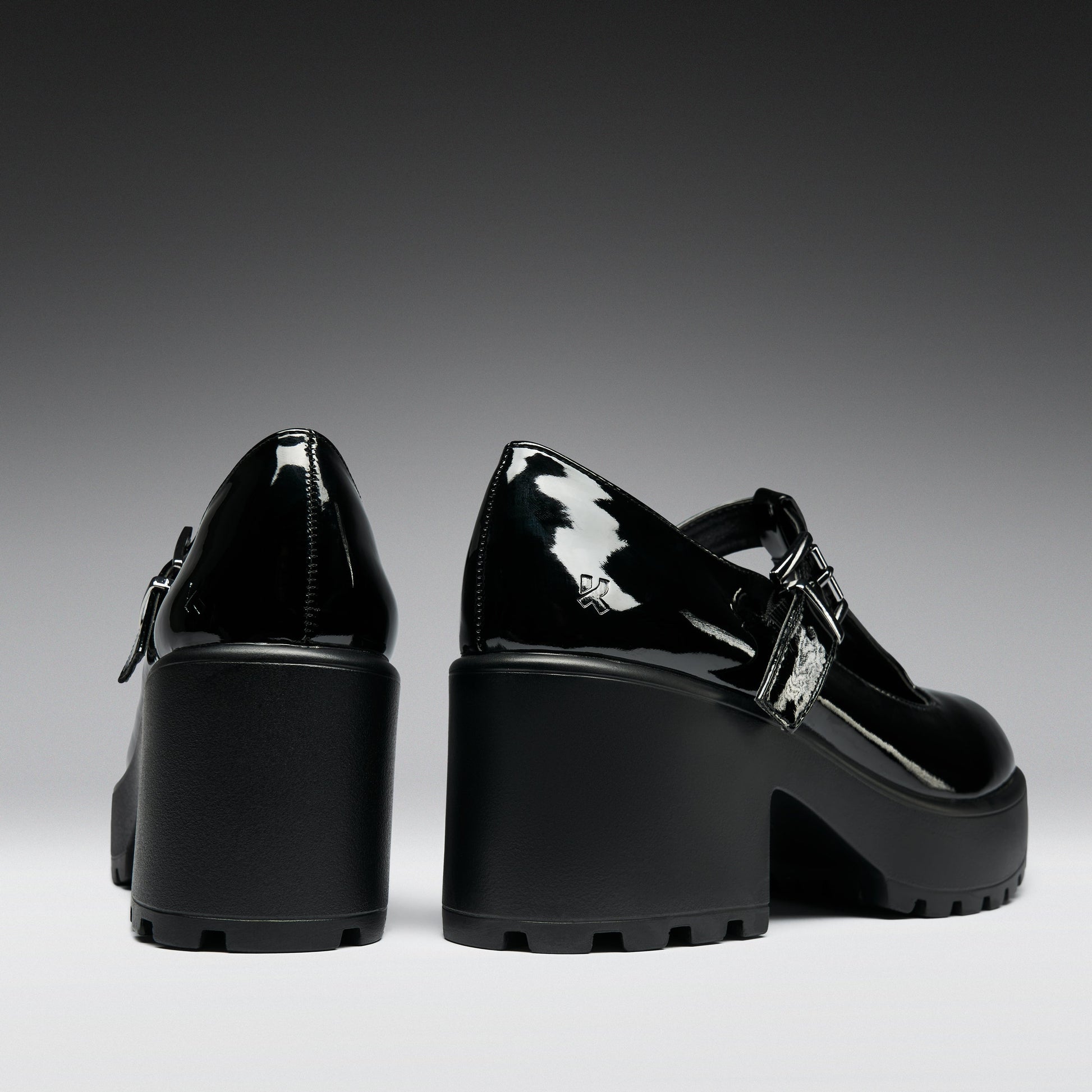 KOI Footwear - Black Patent Mary Jane Shoes | SAI Black