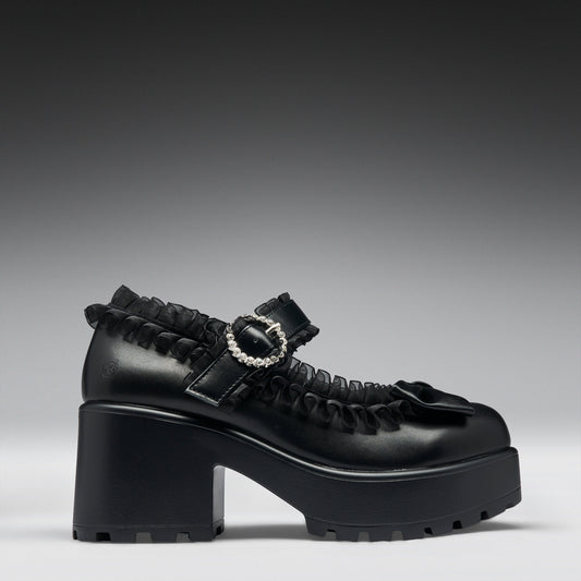 KOI Footwear - Tira Ruffle Mary Janes ‘ Dark Delights Edition’