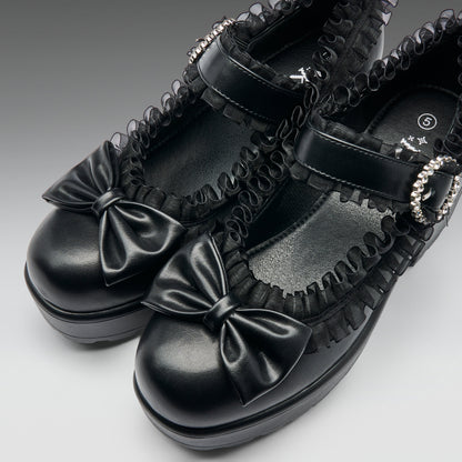 KOI Footwear - Tira Ruffle Mary Janes ‘ Dark Delights Edition’