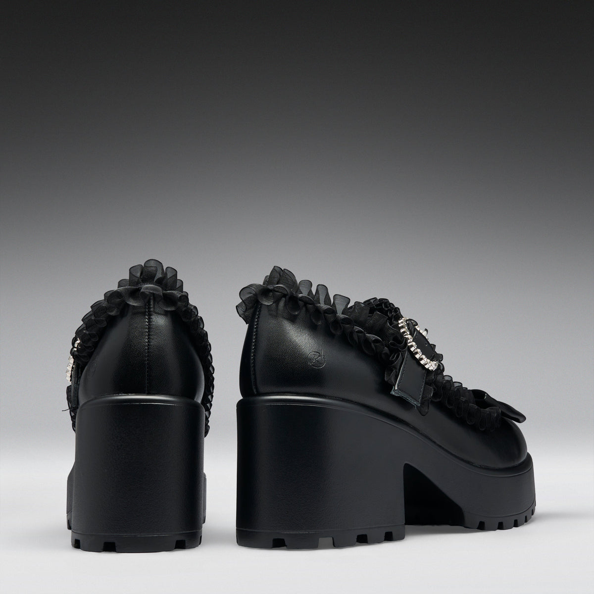 KOI Footwear - Tira Ruffle Mary Janes ‘ Dark Delights Edition’