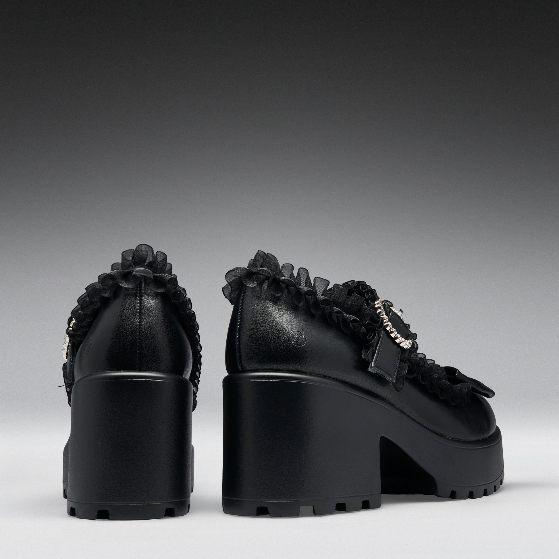 KOI Footwear - Tira Ruffle Mary Janes ‘ Dark Delights Edition’
