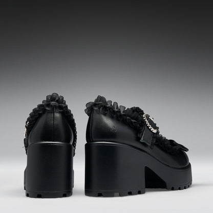 KOI Footwear - Tira Ruffle Mary Janes ‘ Dark Delights Edition’