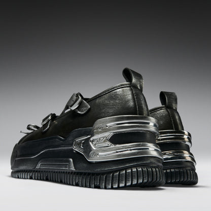 KOI Footwear - Metamorphosis Distressed Mary Janes - Charcoal