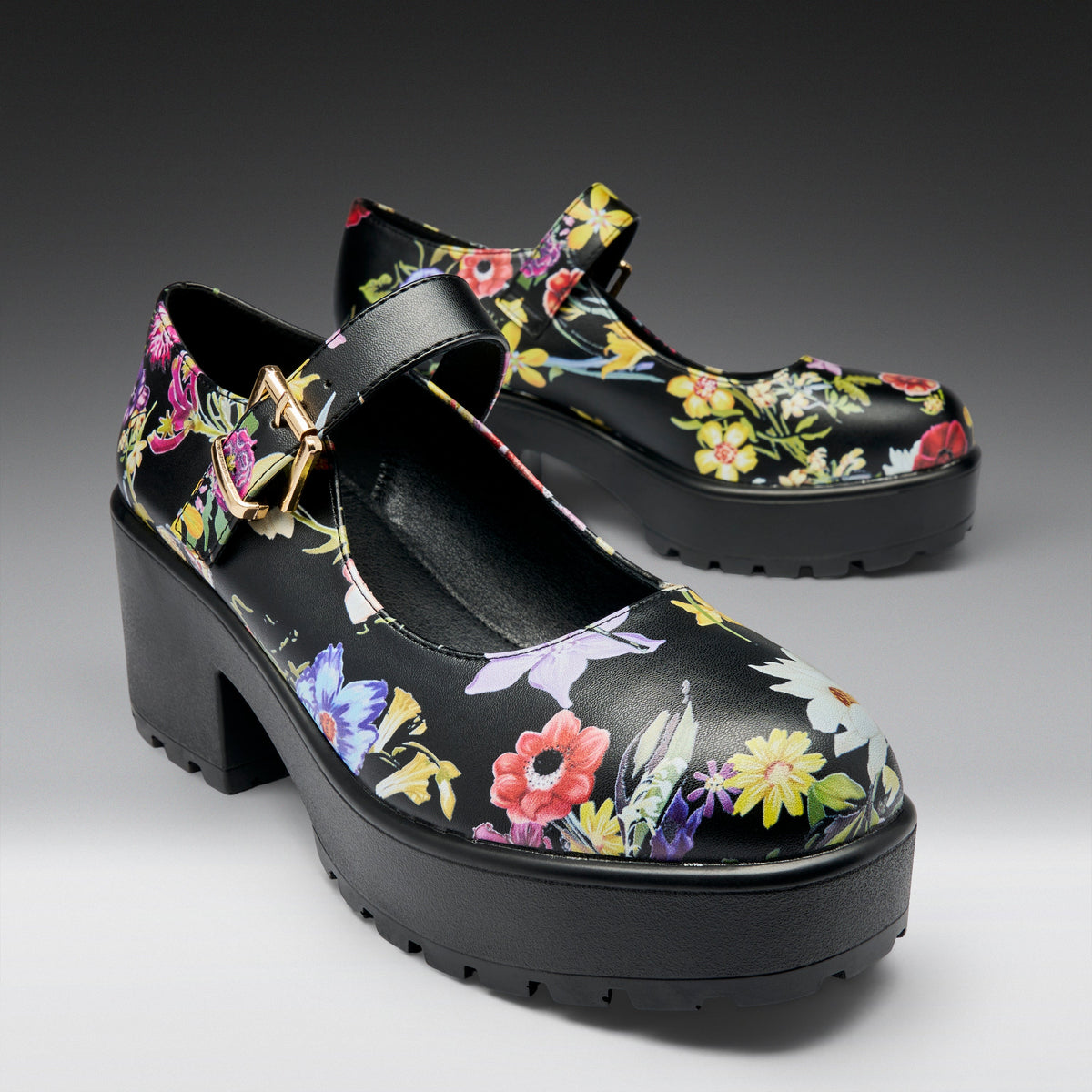 KOI Footwear - Tira Mary Jane Shoes 'Floral Edition'