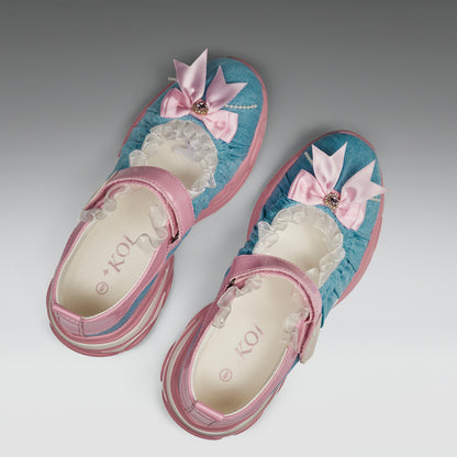 KOI Footwear - Starlet Ruffle Ballet Mary Janes - Pink