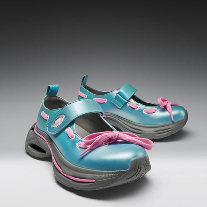 KOI Footwear - Ocean Waves Chunky Mary Janes