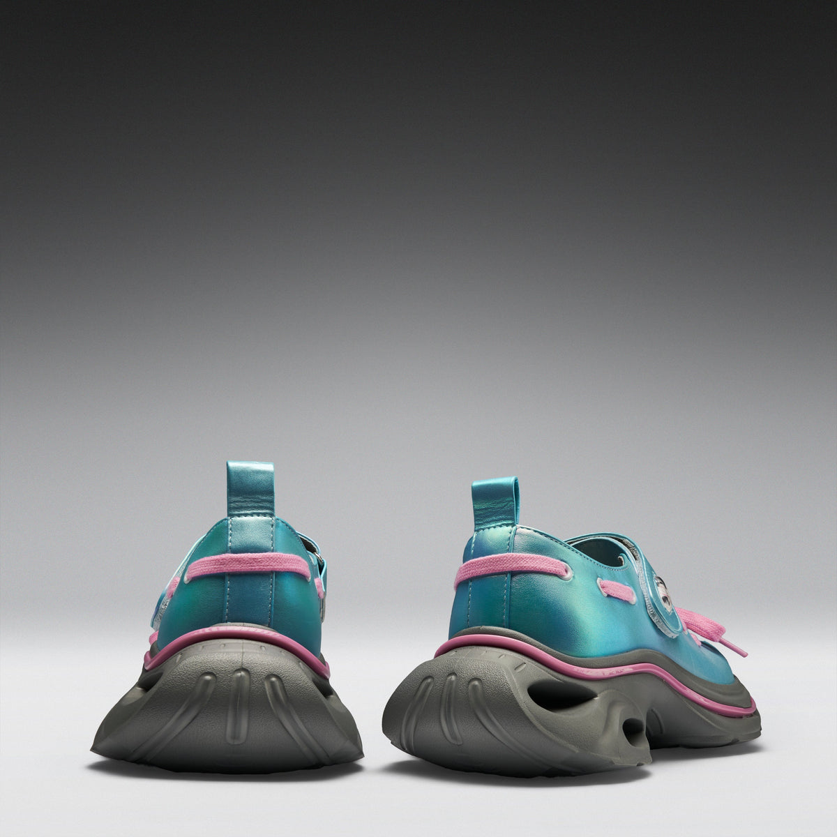 KOI Footwear - Ocean Waves Chunky Mary Janes