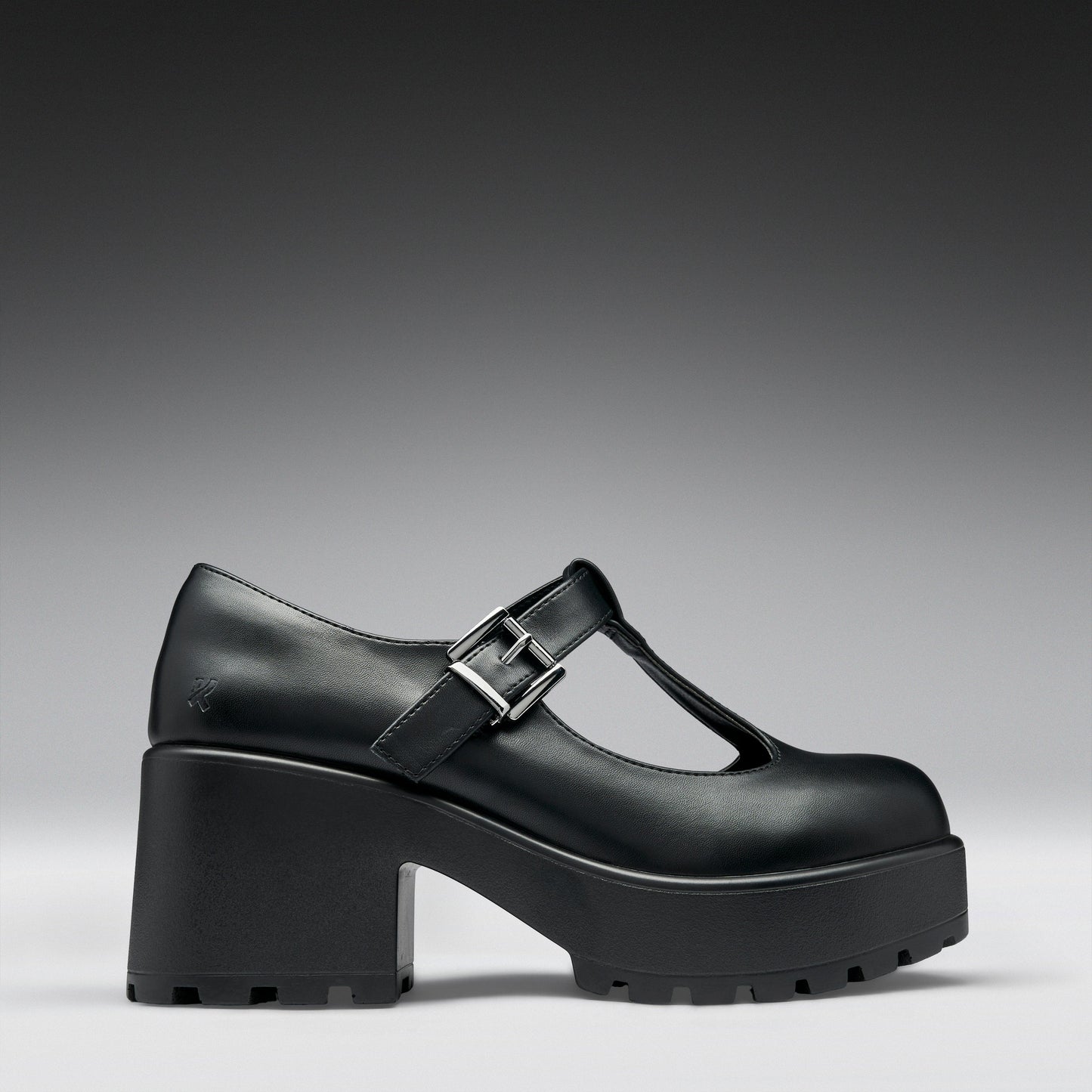 KOI Footwear - Black Chunky Platform Mary Jane Shoes