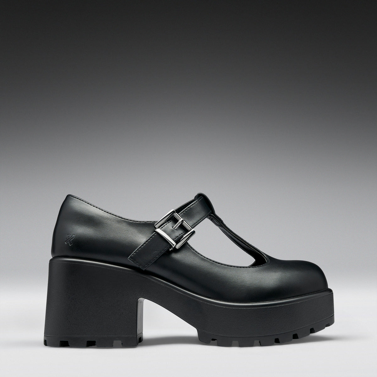 KOI Footwear - Black Chunky Platform Mary Jane Shoes