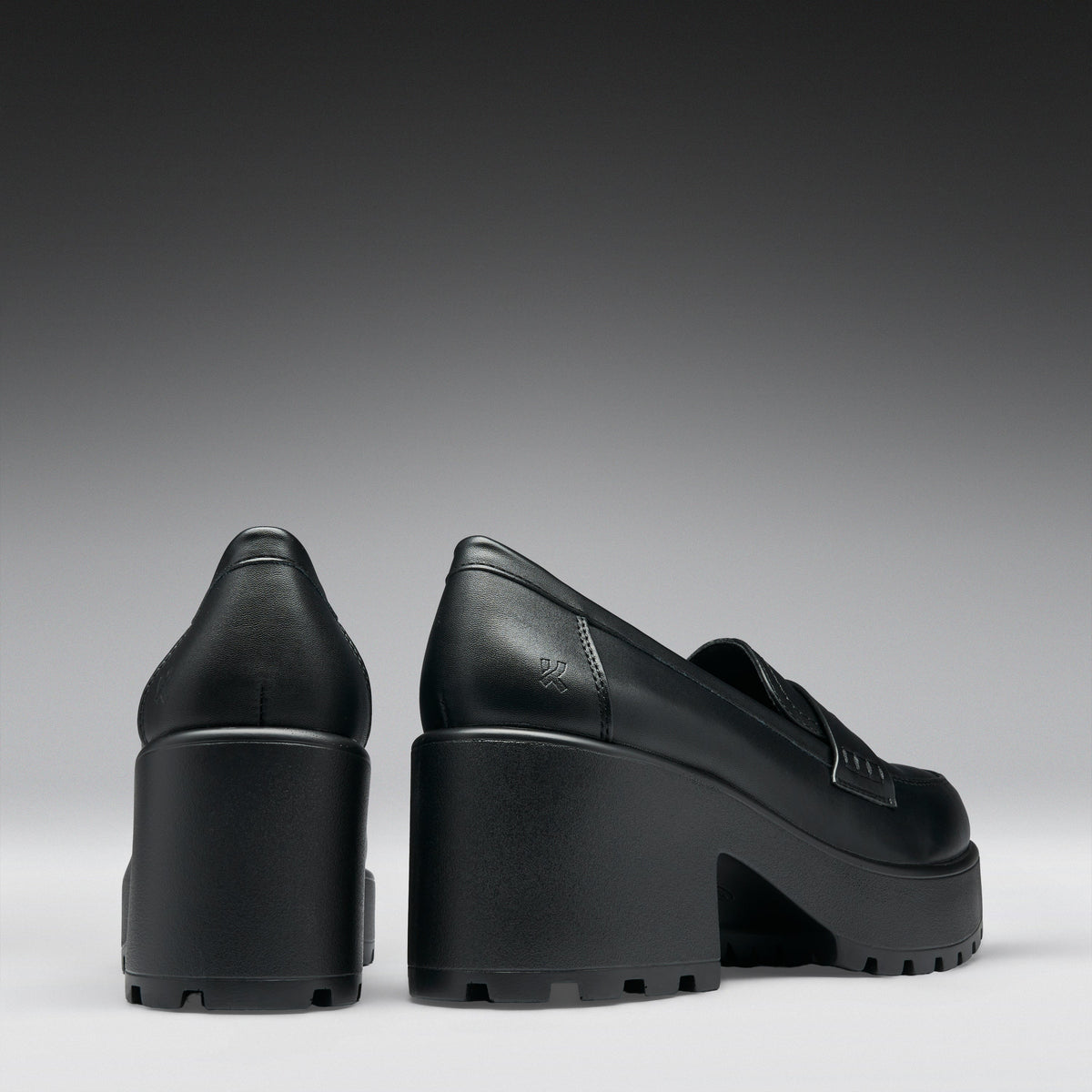 KOI Footwear - Black Chunky Platform Mary Jane Shoes