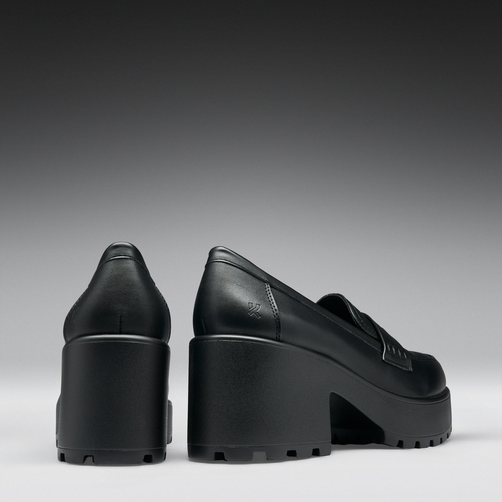 KOI Footwear - Black Chunky Platform Mary Jane Shoes