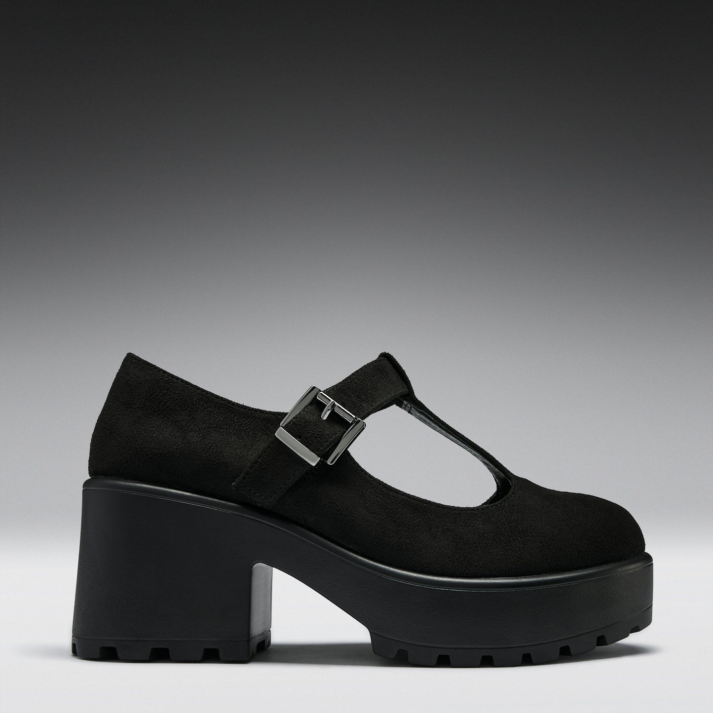 KOI Footwear - Sai Black Mary Jane Shoes 'Suede Edition'