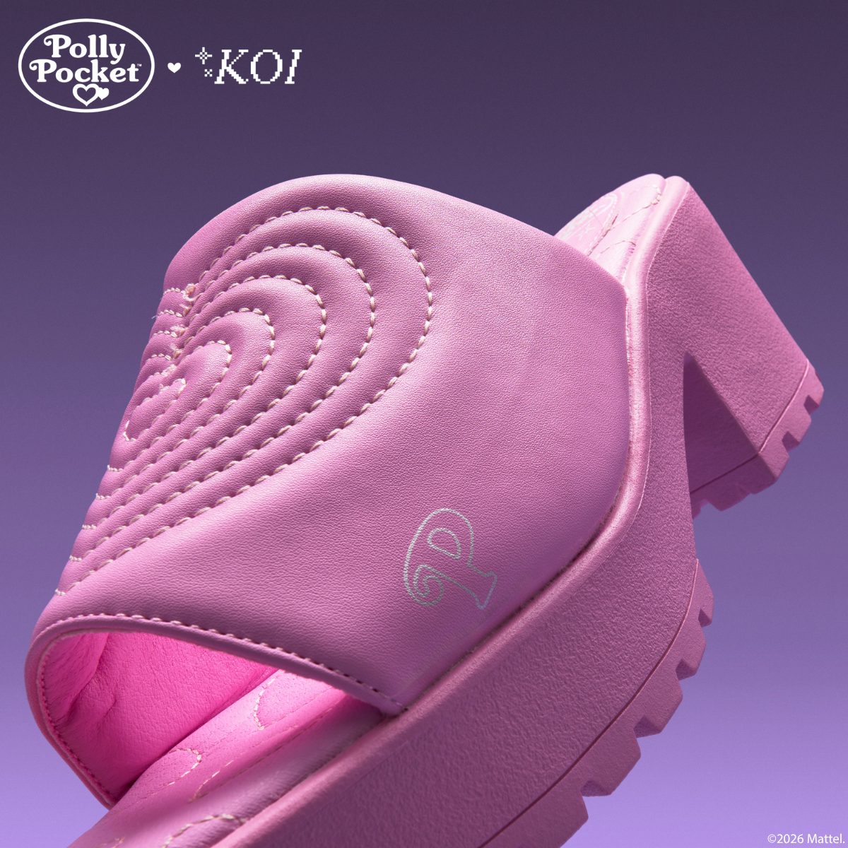KOI Footwear - Playset Days Chunky Heeled Mules - Pink