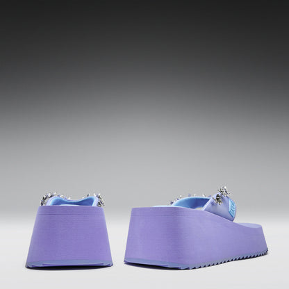 KOI Footwear - Daydreamer Flatform Thong Sandals -Lilac