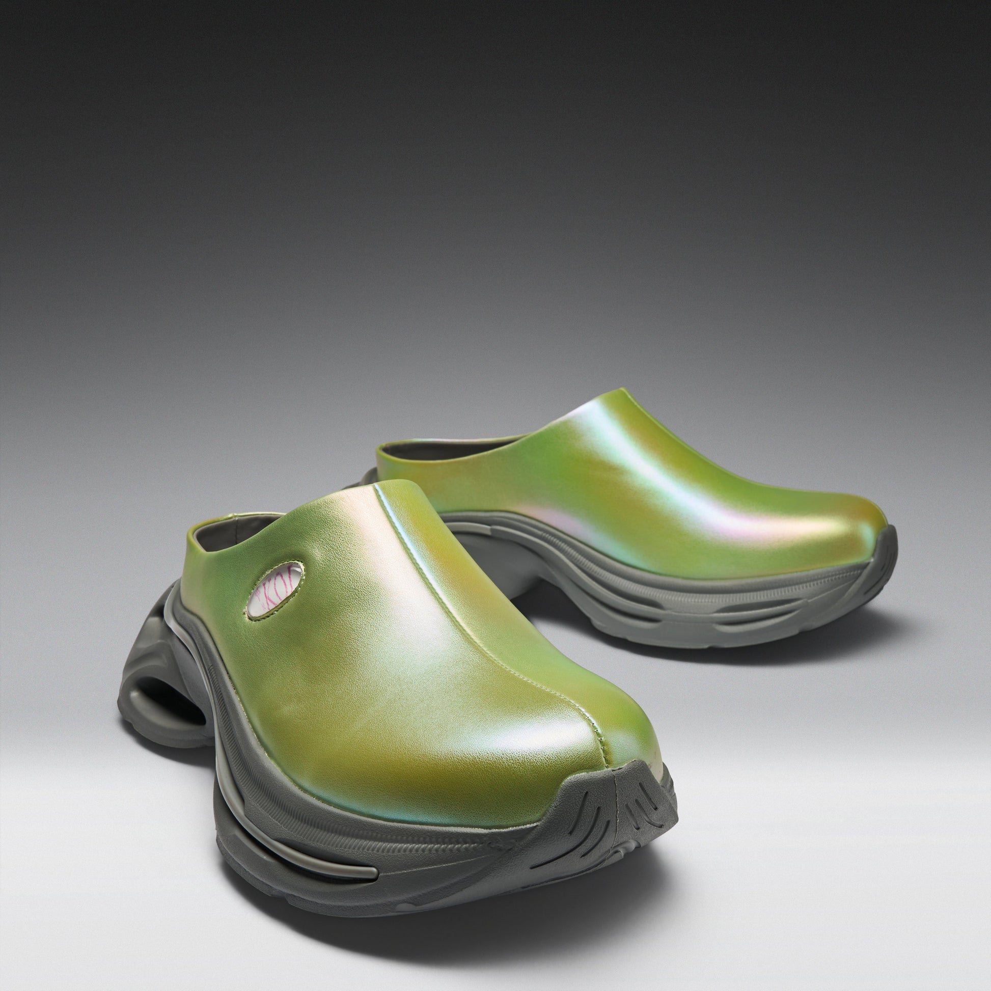 KOI Footwear - Lime Waves Chunky Slip On Shoes