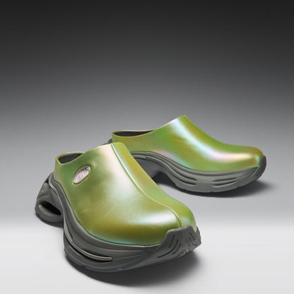 KOI Footwear - Lime Waves Chunky Slip On Shoes