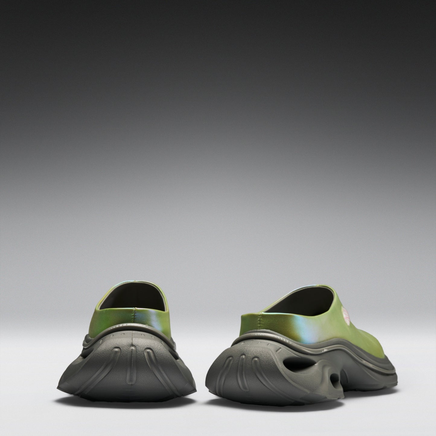 KOI Footwear - Lime Waves Chunky Slip On Shoes