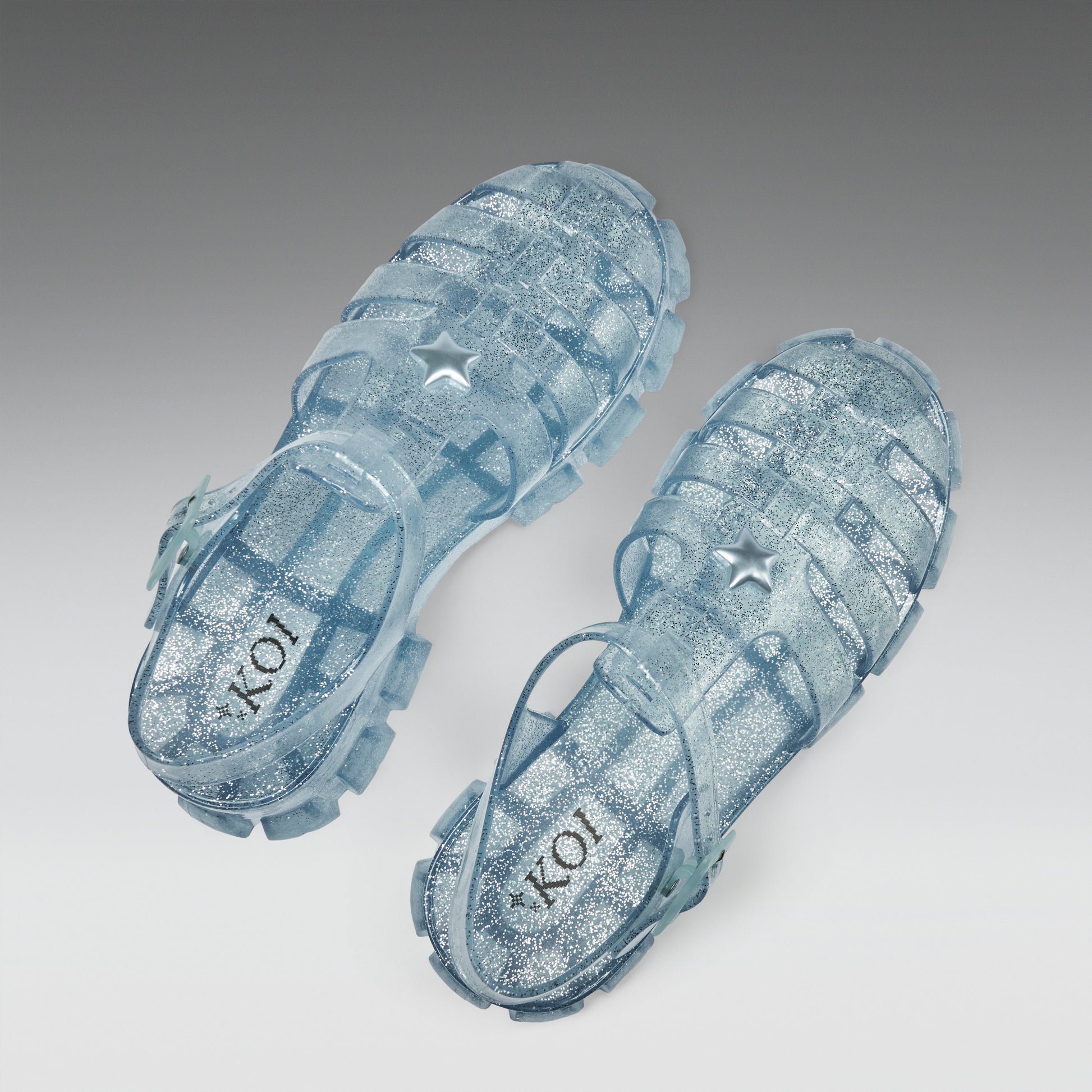 KOI Footwear - Sunbeam Star Jelly Sandals - Blue