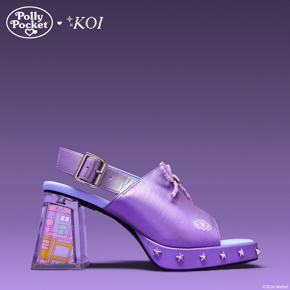 KOI Footwear - It’s Polly’s World Platform Heels - Purple