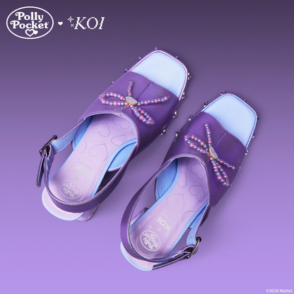 KOI Footwear - It’s Polly’s World Platform Heels - Purple