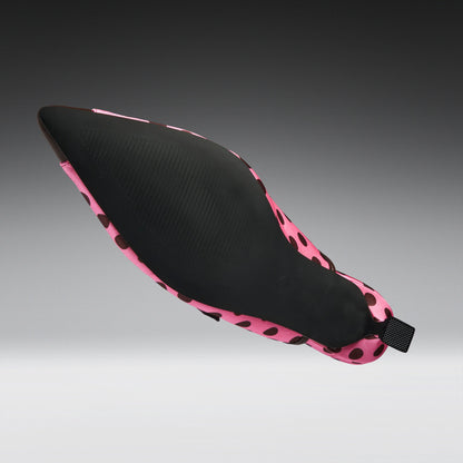 KOI Footwear - 1950's Polka Dot Kitten Heels -Pink