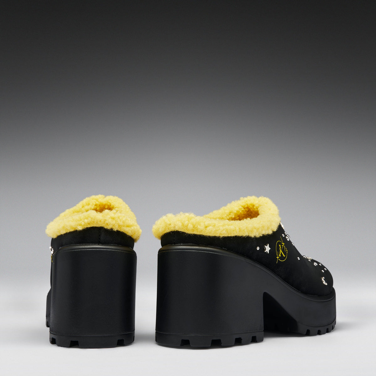 KOI Footwear - Astraline Chunky Mules -Black