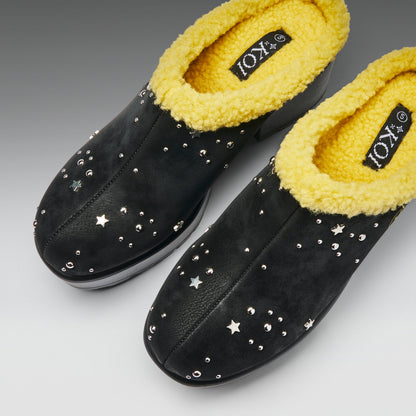 KOI Footwear - Astraline Chunky Mules -Black