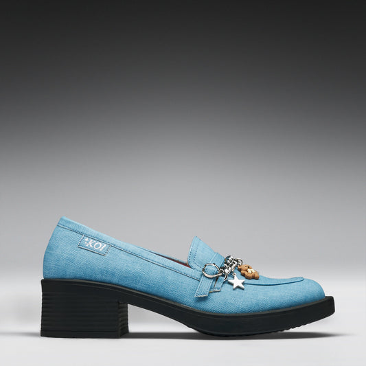KOI Footwear - Fuzzle Denim Loafers