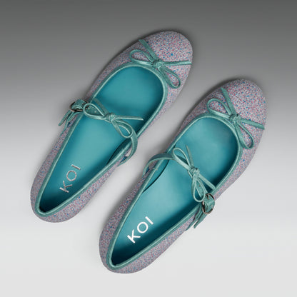 KOI Footwear - Twinkles Glittery Ballet Shoes