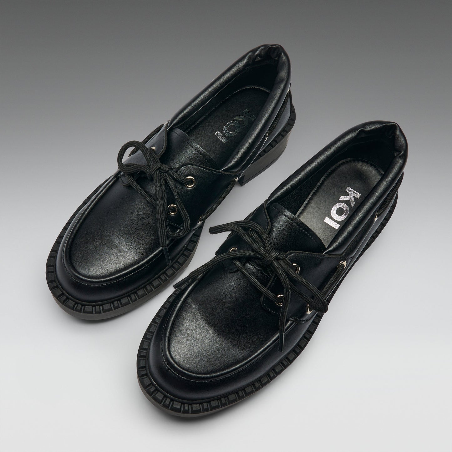 KOI Footwear - Arwen Tale Boat Shoes - Black