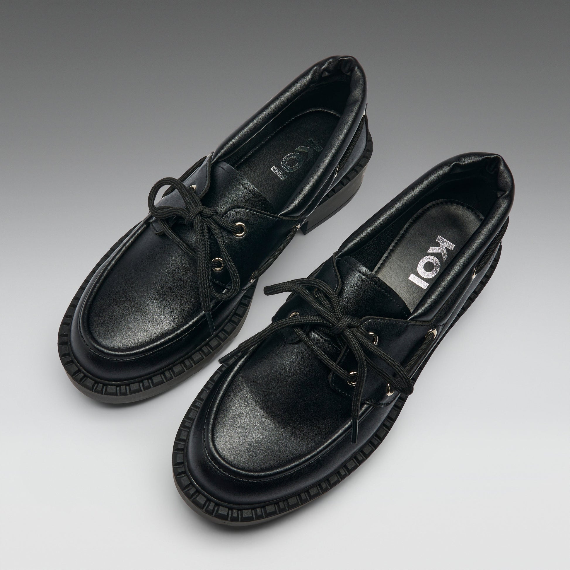 KOI Footwear - Arwen Tale Boat Shoes - Black