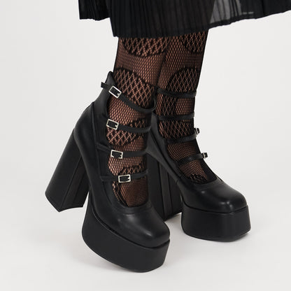 KOI Footwear - Gurren Strappy Platform Heels