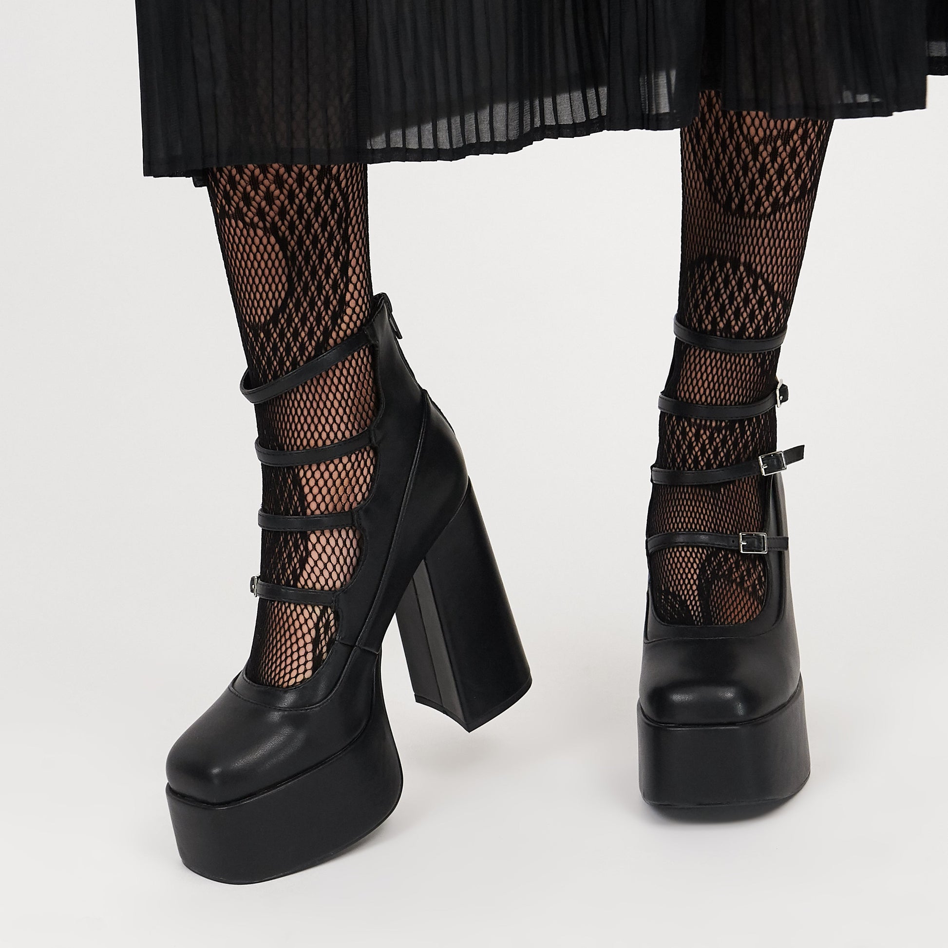 KOI Footwear - Gurren Strappy Platform Heels