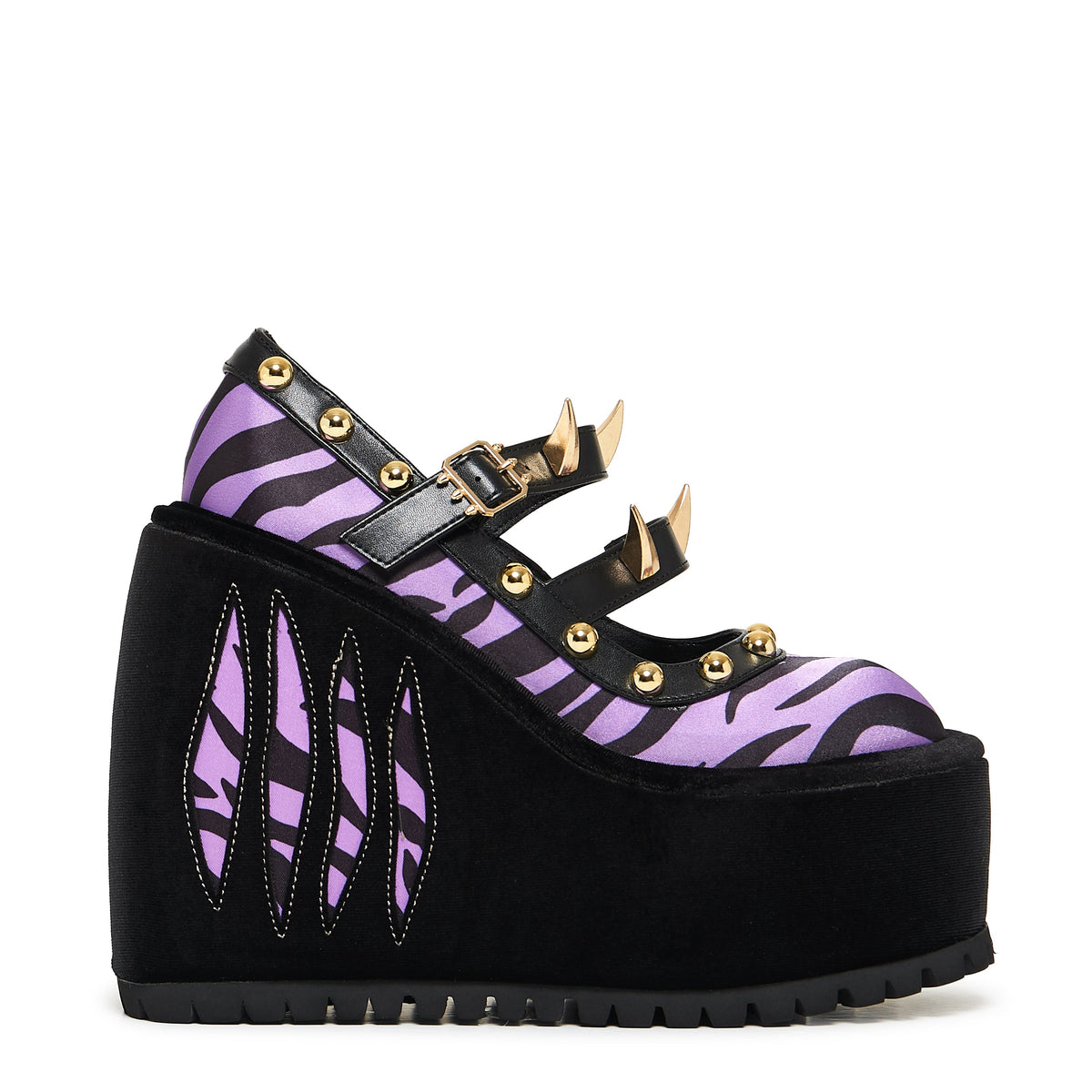KOI Footwear - MONSTER HIGH Clawsome Wolf Platform Wedges - Purple