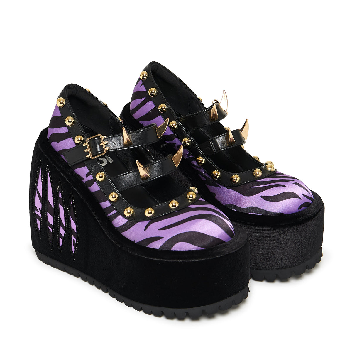 KOI Footwear - MONSTER HIGH Clawsome Wolf Platform Wedges - Purple