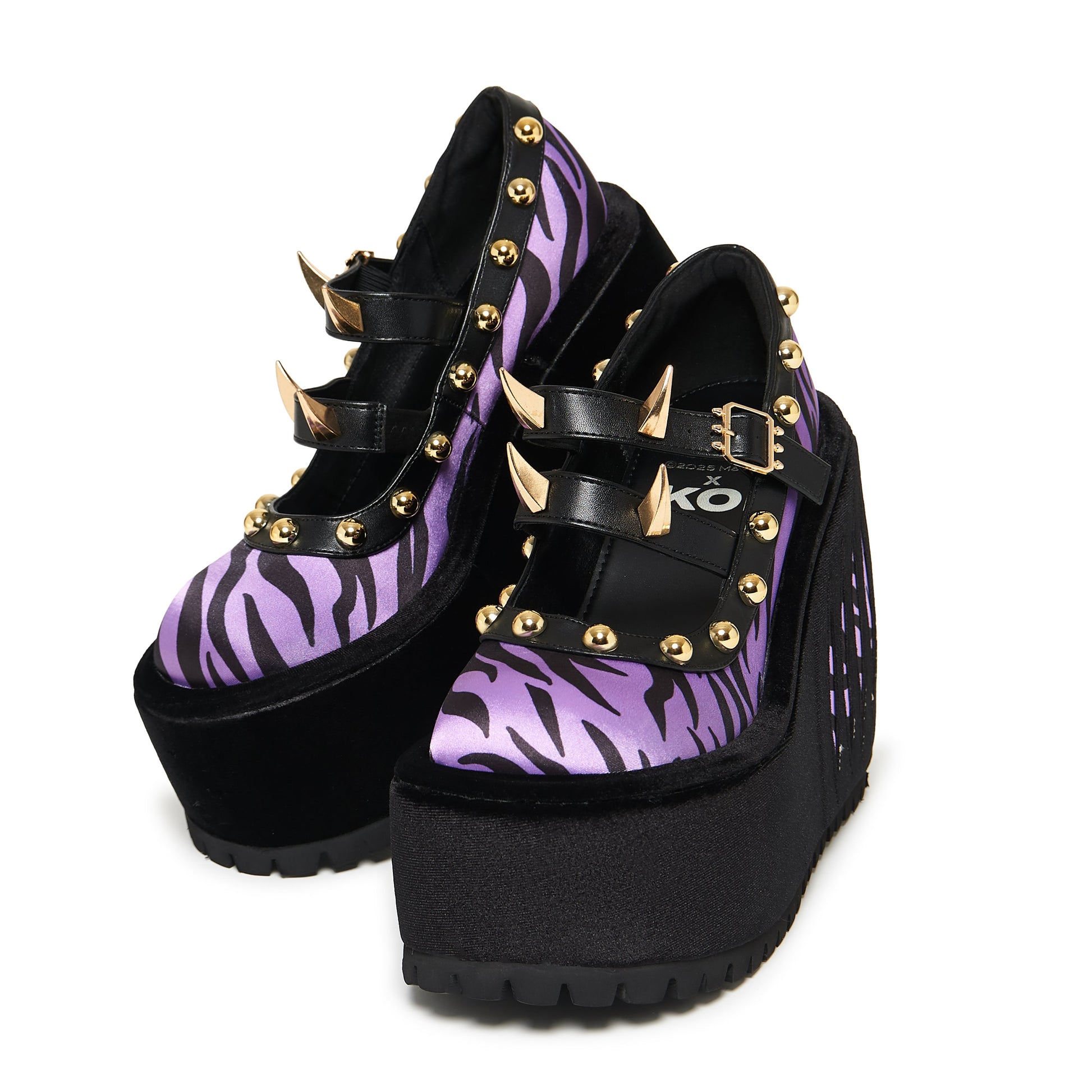 KOI Footwear - MONSTER HIGH Clawsome Wolf Platform Wedges - Purple