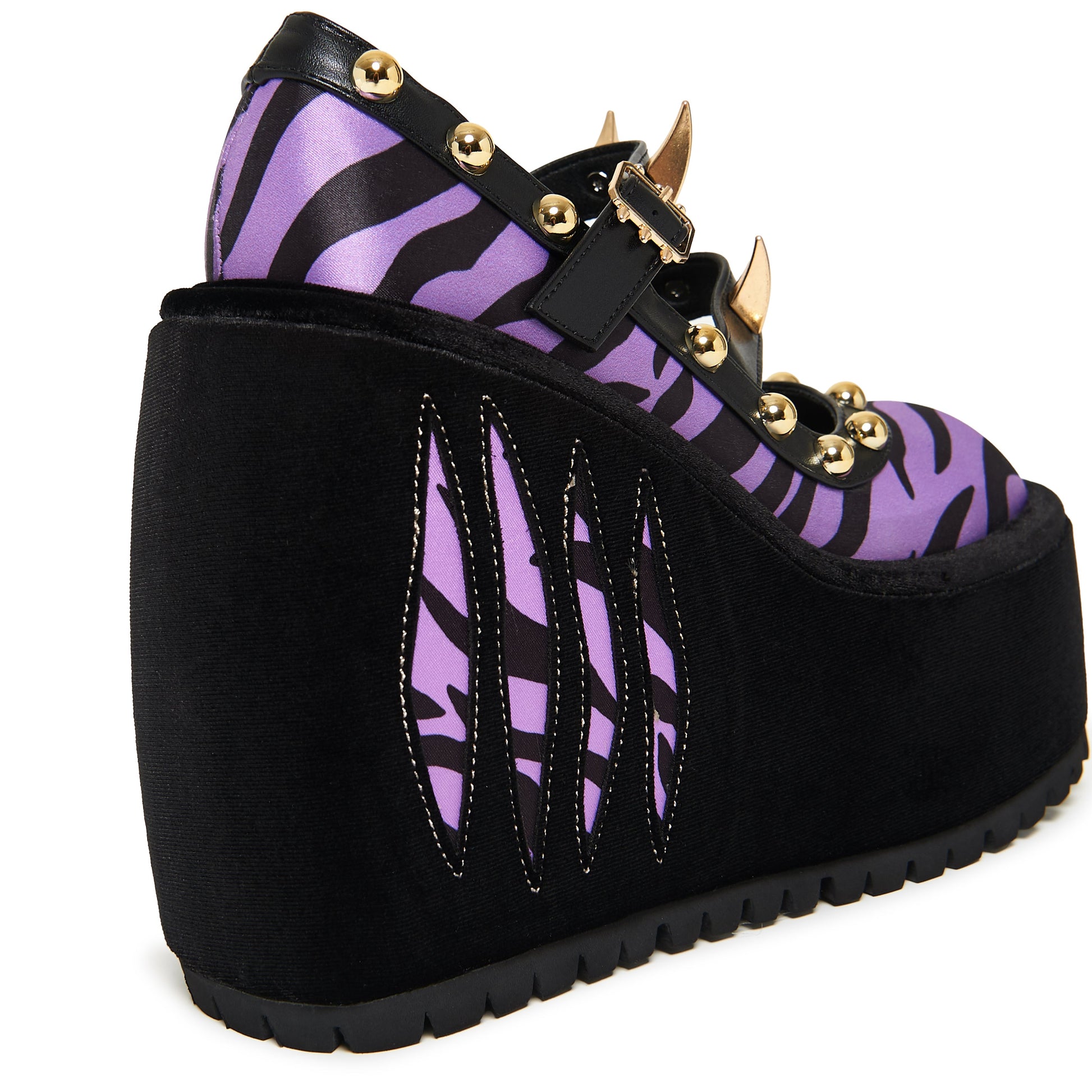 KOI Footwear - MONSTER HIGH Clawsome Wolf Platform Wedges - Purple