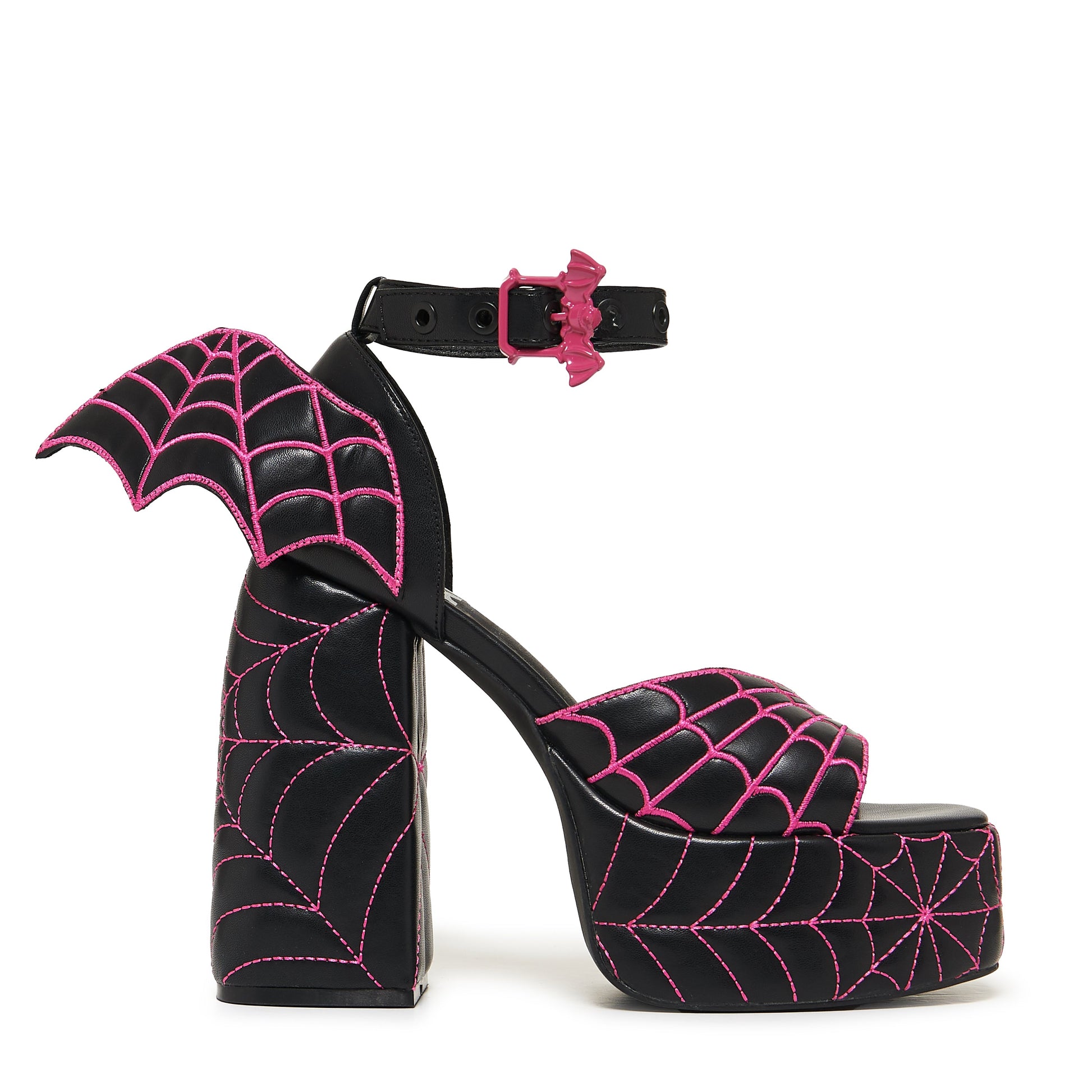 KOI Footwear - MONSTER HIGH Haunt Couture Padded Chunky Heels - Black