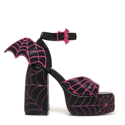 KOI Footwear - MONSTER HIGH Haunt Couture Padded Chunky Heels - Black