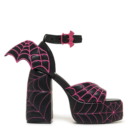 KOI Footwear - MONSTER HIGH Haunt Couture Padded Chunky Heels - Black