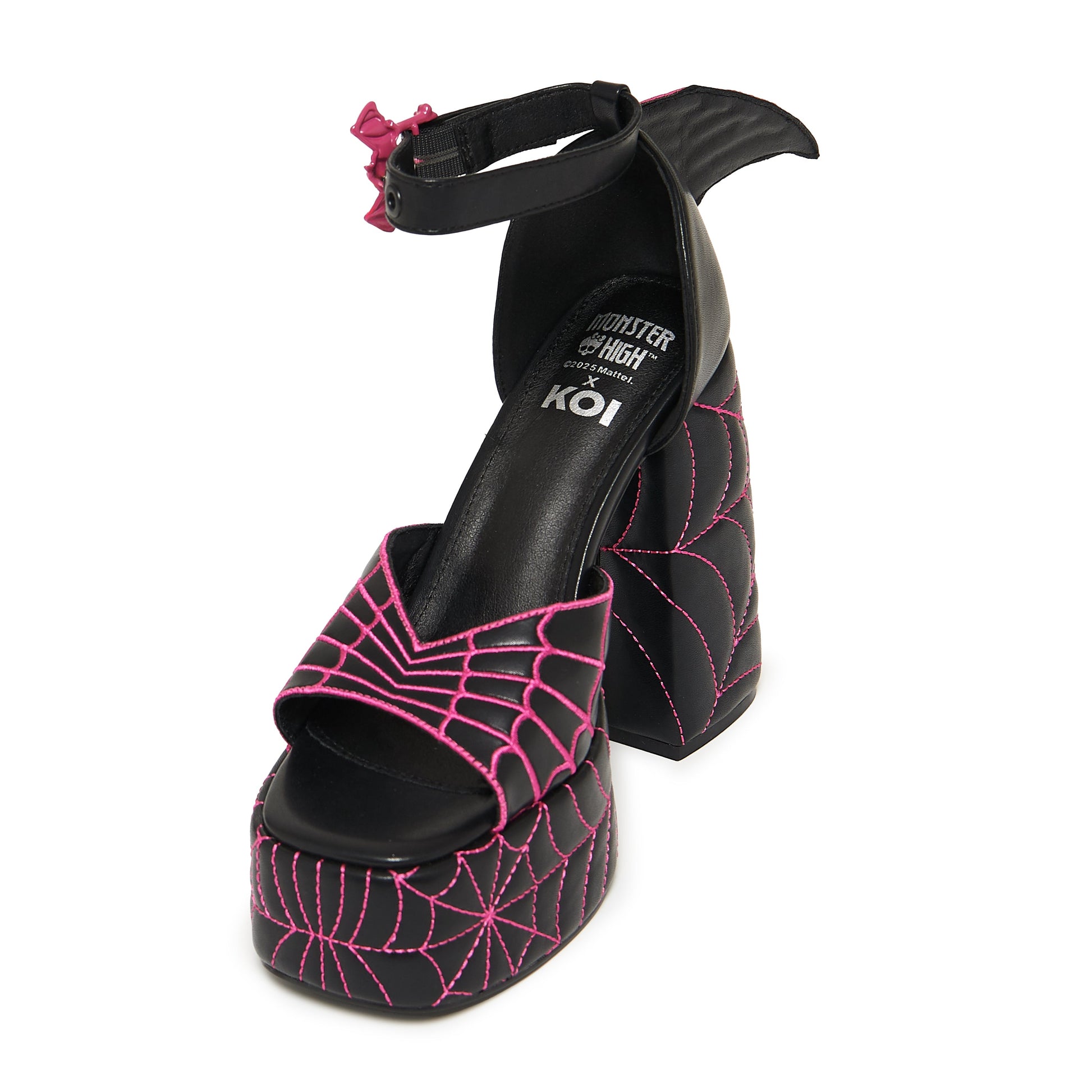 KOI Footwear - MONSTER HIGH Haunt Couture Padded Chunky Heels - Black