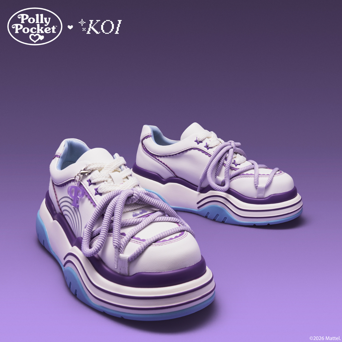 KOI Footwear - Nostalgia Power Platform Trainers - Multi