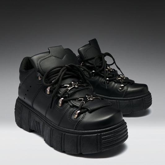 KOI Footwear - Rimo Core Chunky Black Trainers